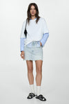 Jupe courte Denim - MANGO