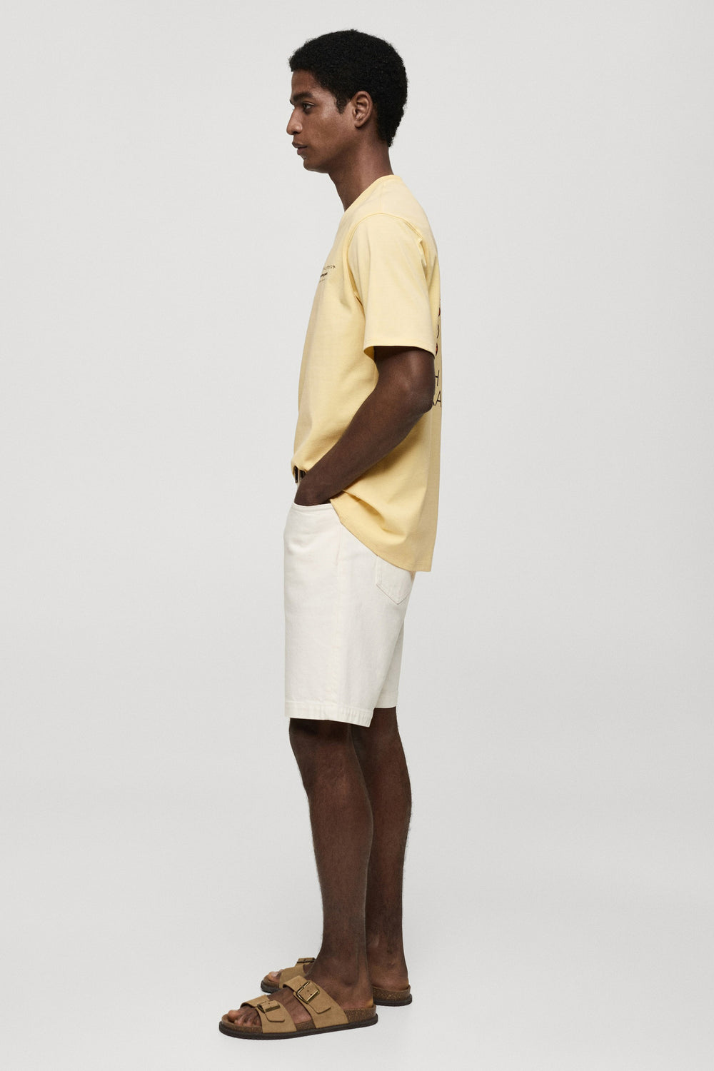 T-shirt (manches courtes) Jaune - MANGO