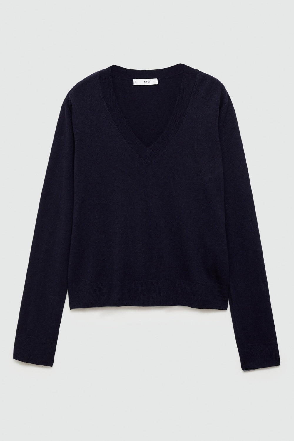 Trui met V-hals Blauw - MANGO