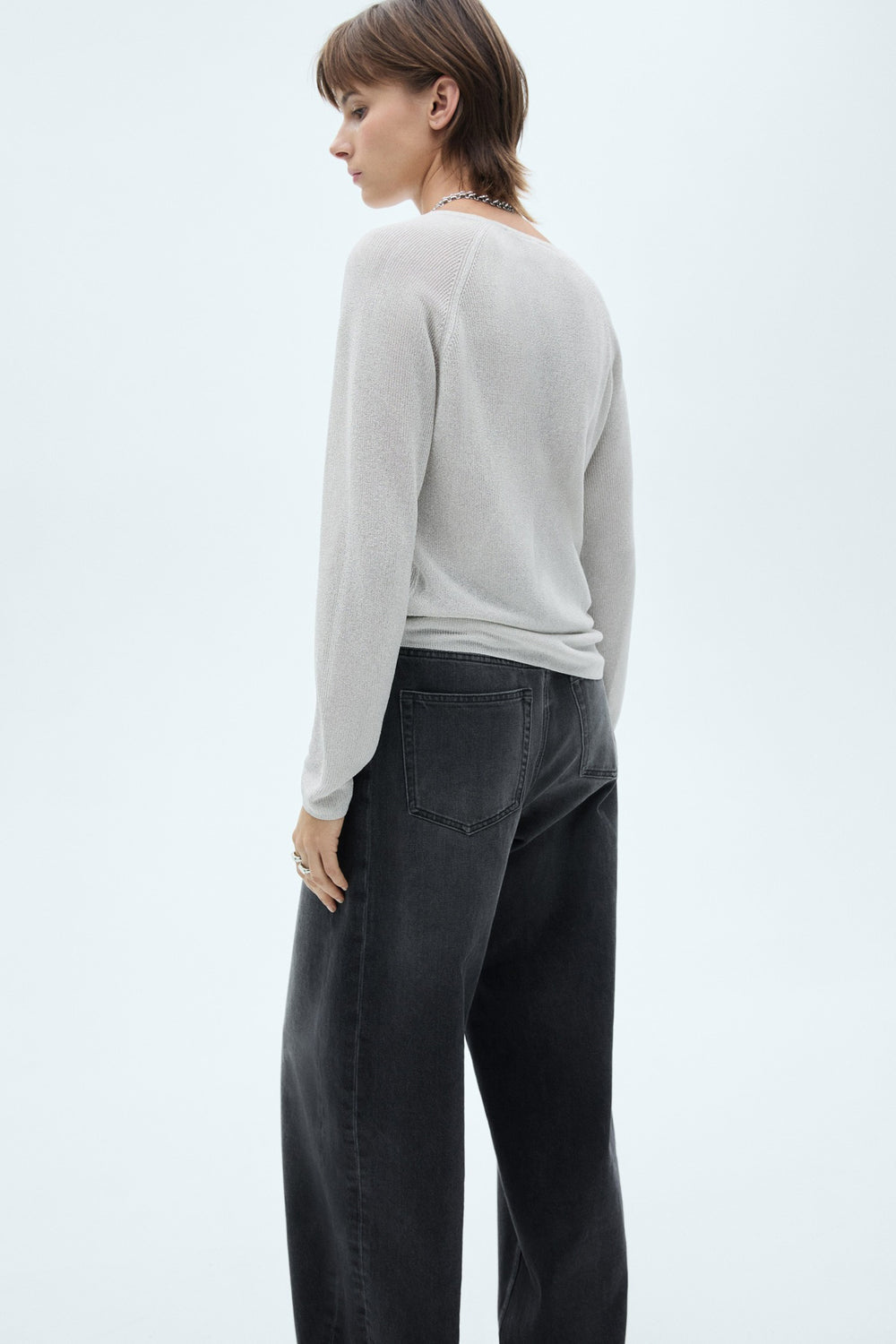 Pull col V Agenté - MANGO