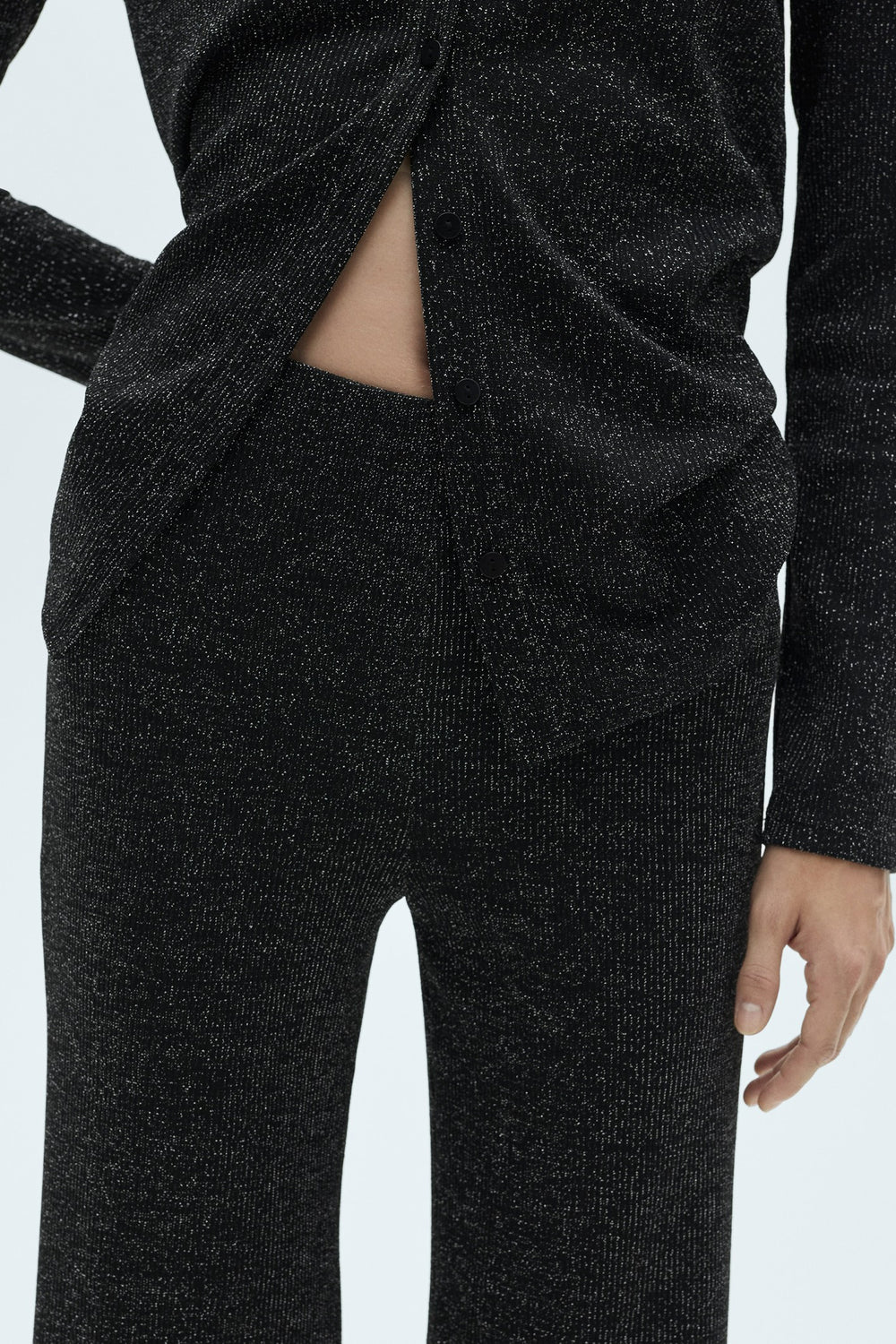 Pantalon Gris - MANGO