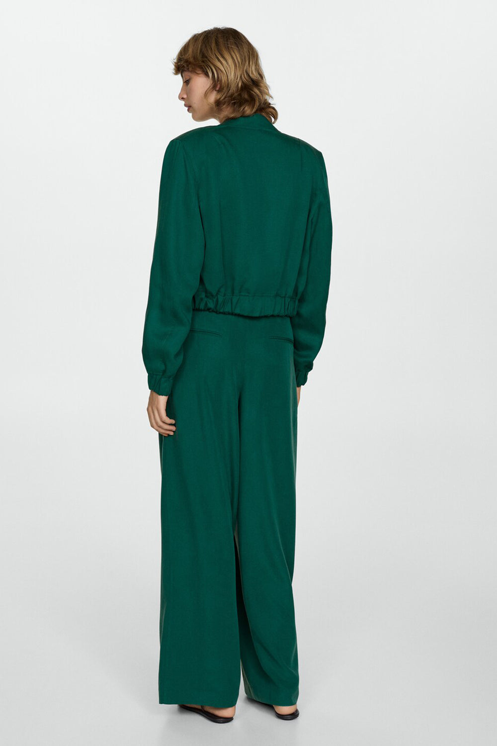 Broek Groen - MANGO