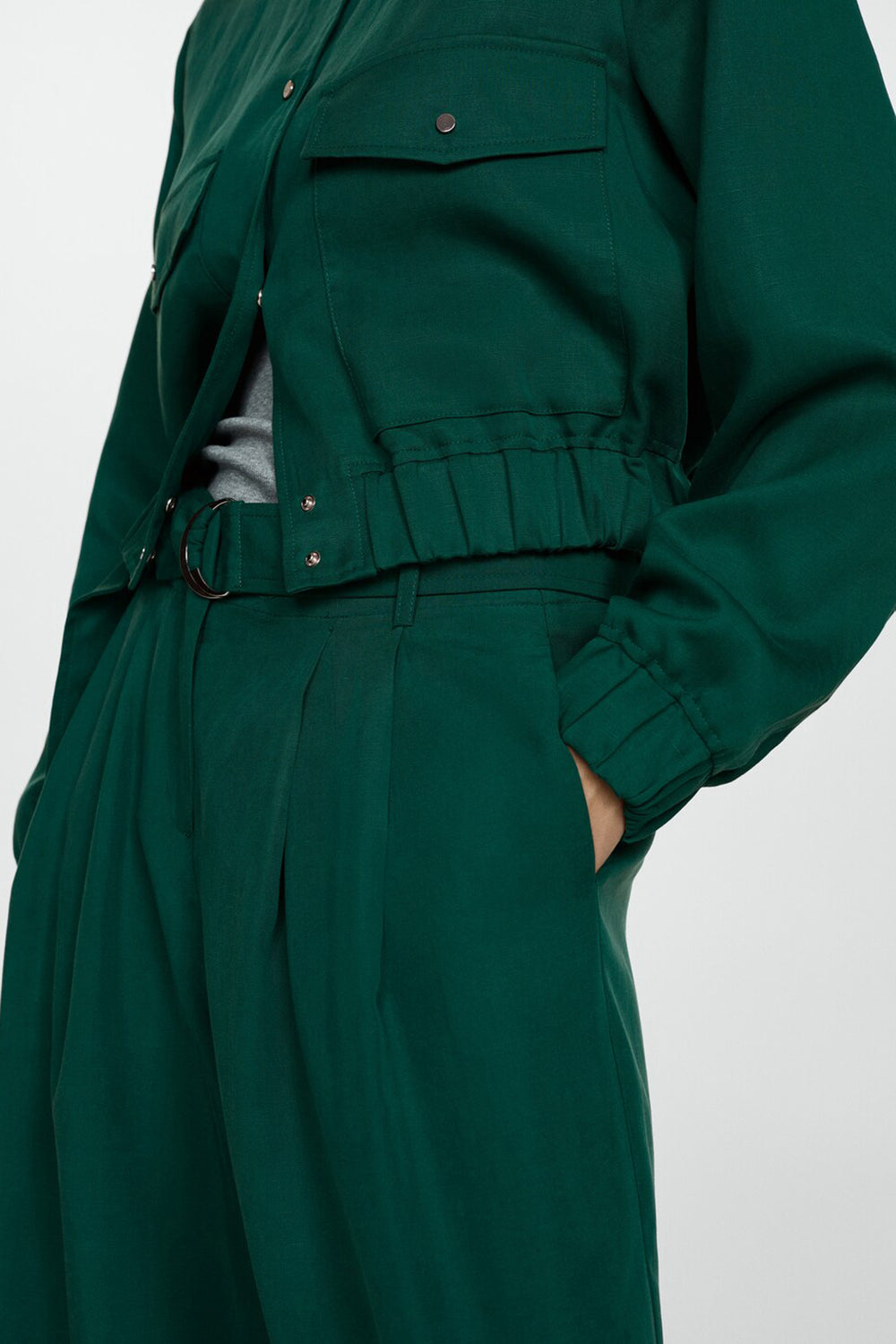 Broek Groen - MANGO