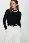 Pull col rond Multicolore - MANGO
