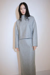 Sweat col rond Gris - MANGO