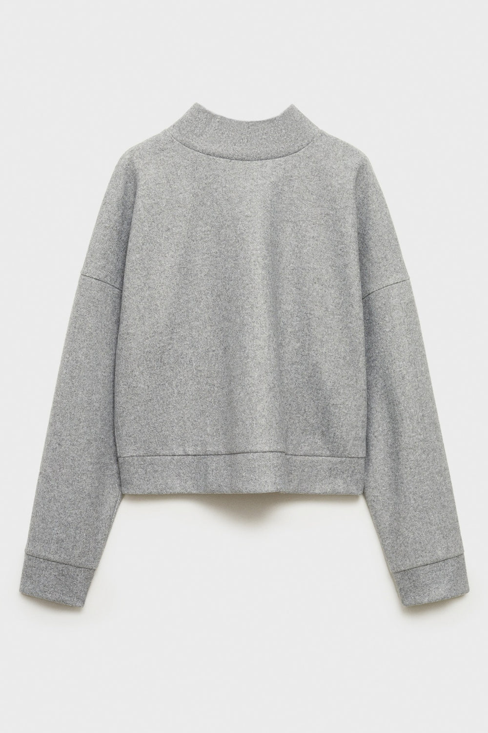 Sweat col rond Gris - MANGO