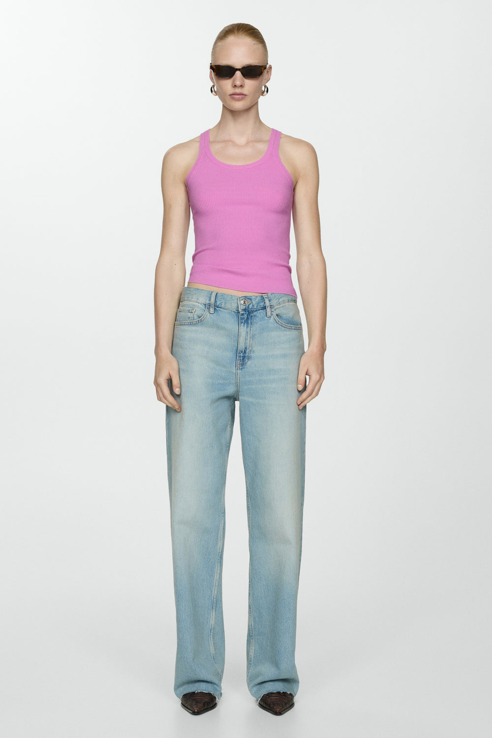 Débardeur Rose - MANGO