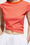 T-shirt (manches courtes) Rouge - MANGO