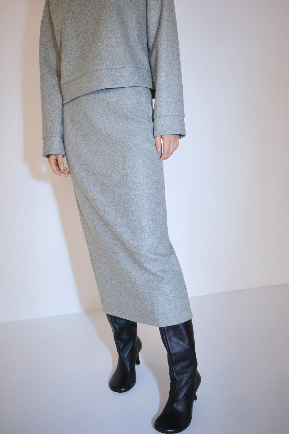 Jupe courte Gris - MANGO