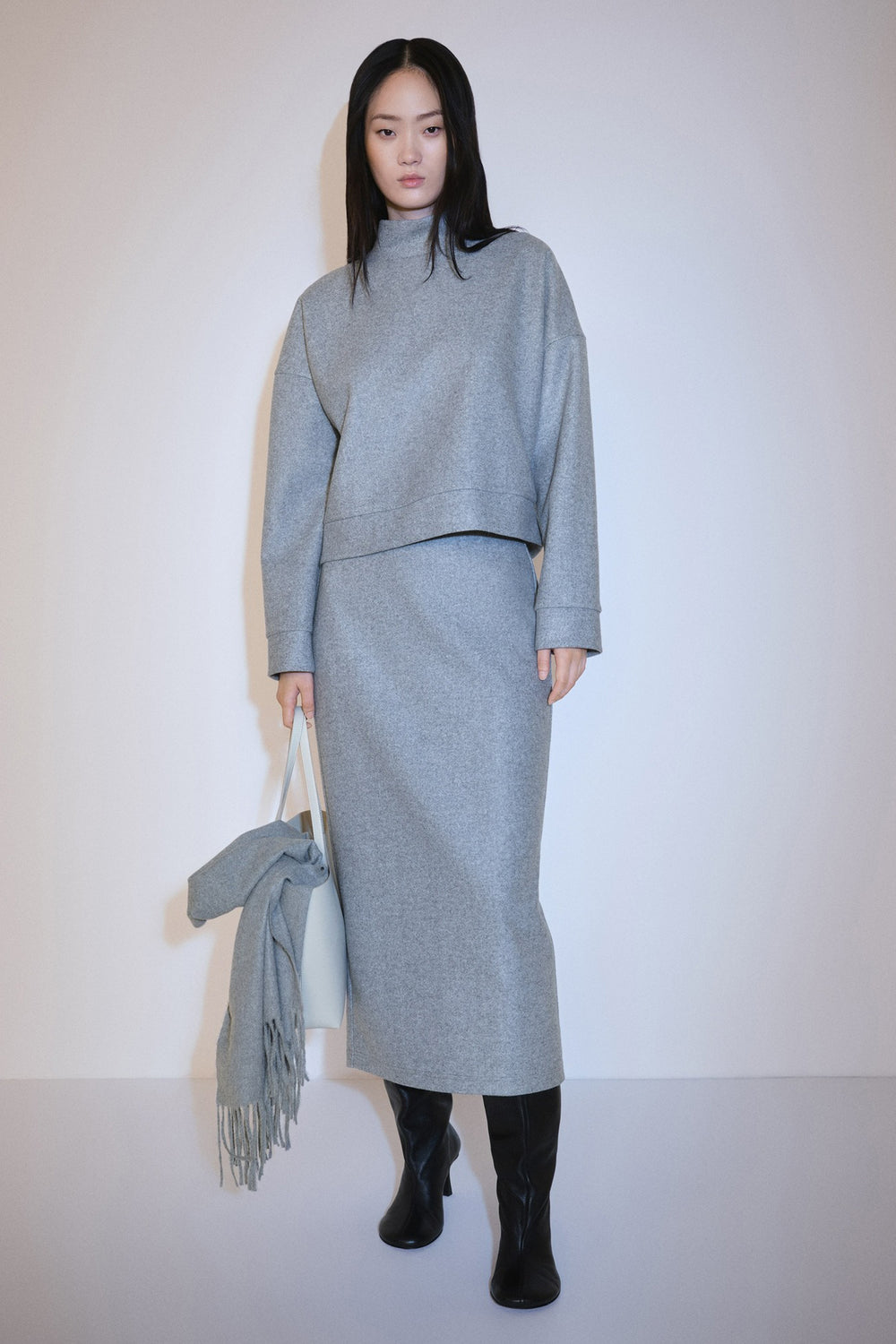 Jupe courte Gris - MANGO