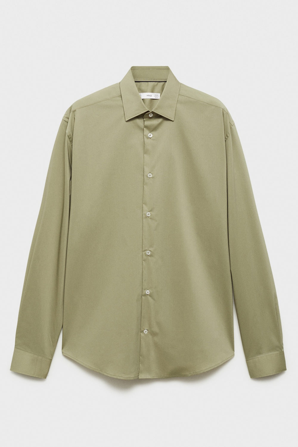 Chemise (manches longues) Vert - MANGO