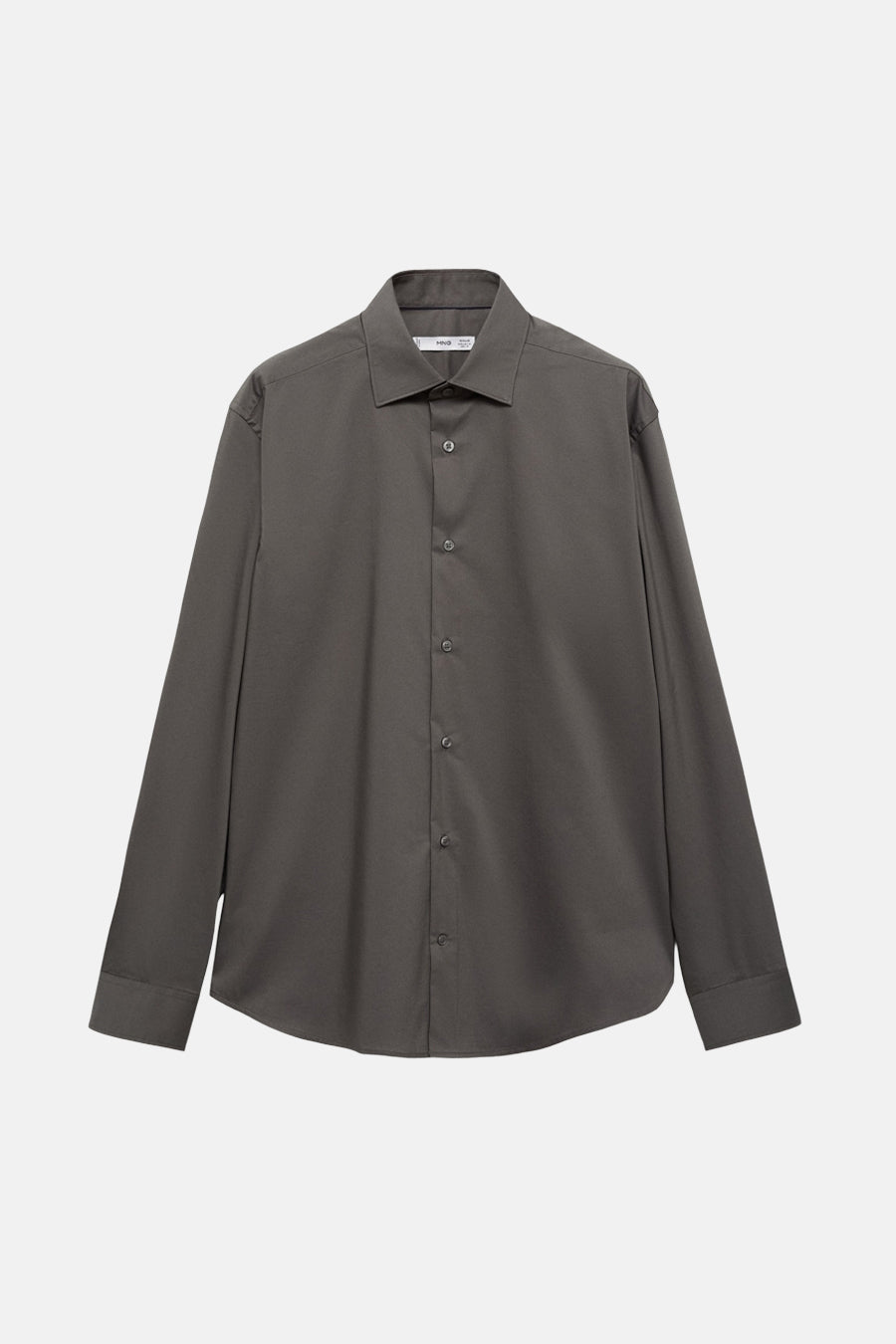 Chemise (manches longues) Gris - MANGO