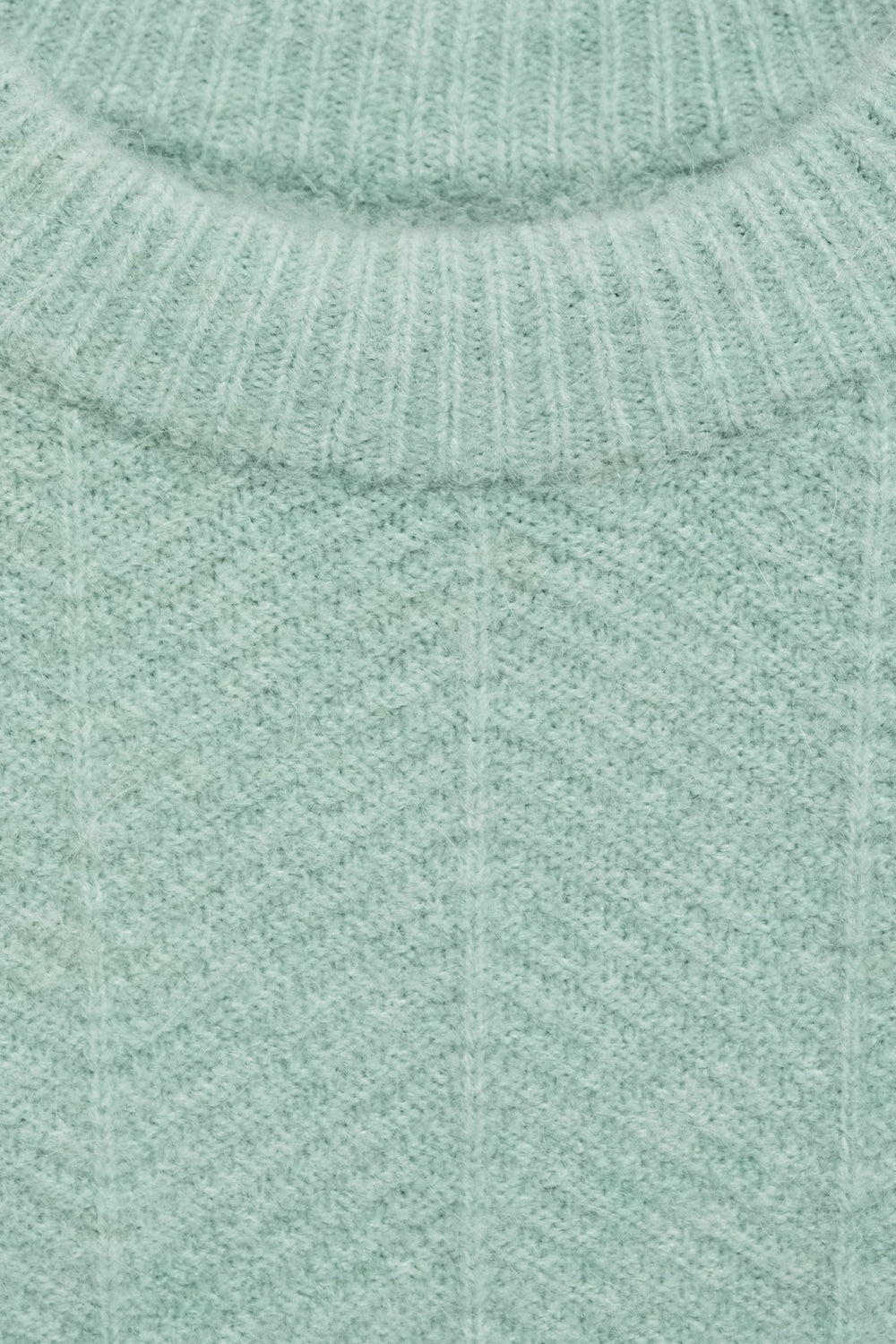 Pull col rond Turquoise - MANGO