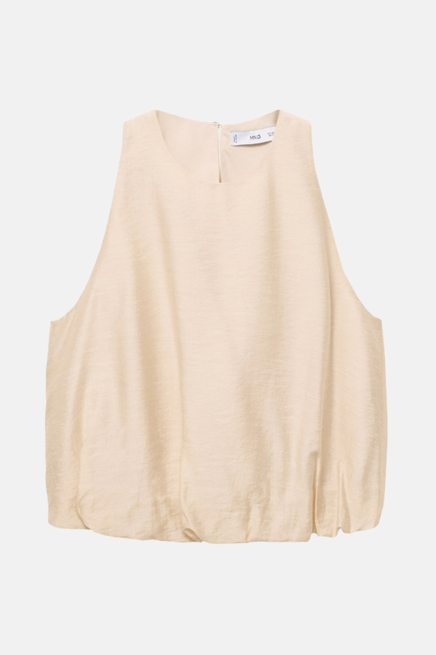 Chemisier (sans manches) Beige - MANGO