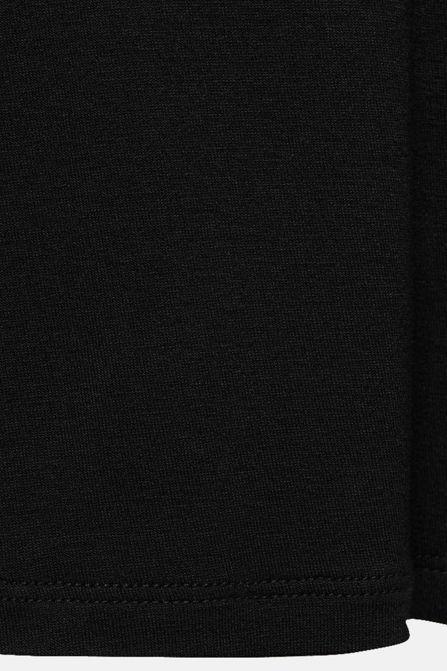 Top uni manches longues Noir - MANGO