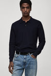 Pull col rond Bleu - MANGO