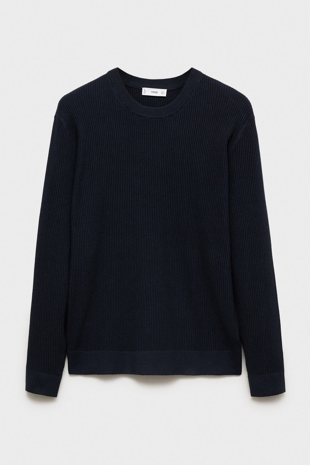 Pull col rond Bleu - MANGO