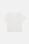 Top uni manches courtes Blanc - MANGO