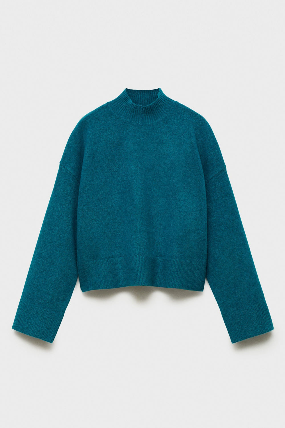 Pull col rond Vert - MANGO