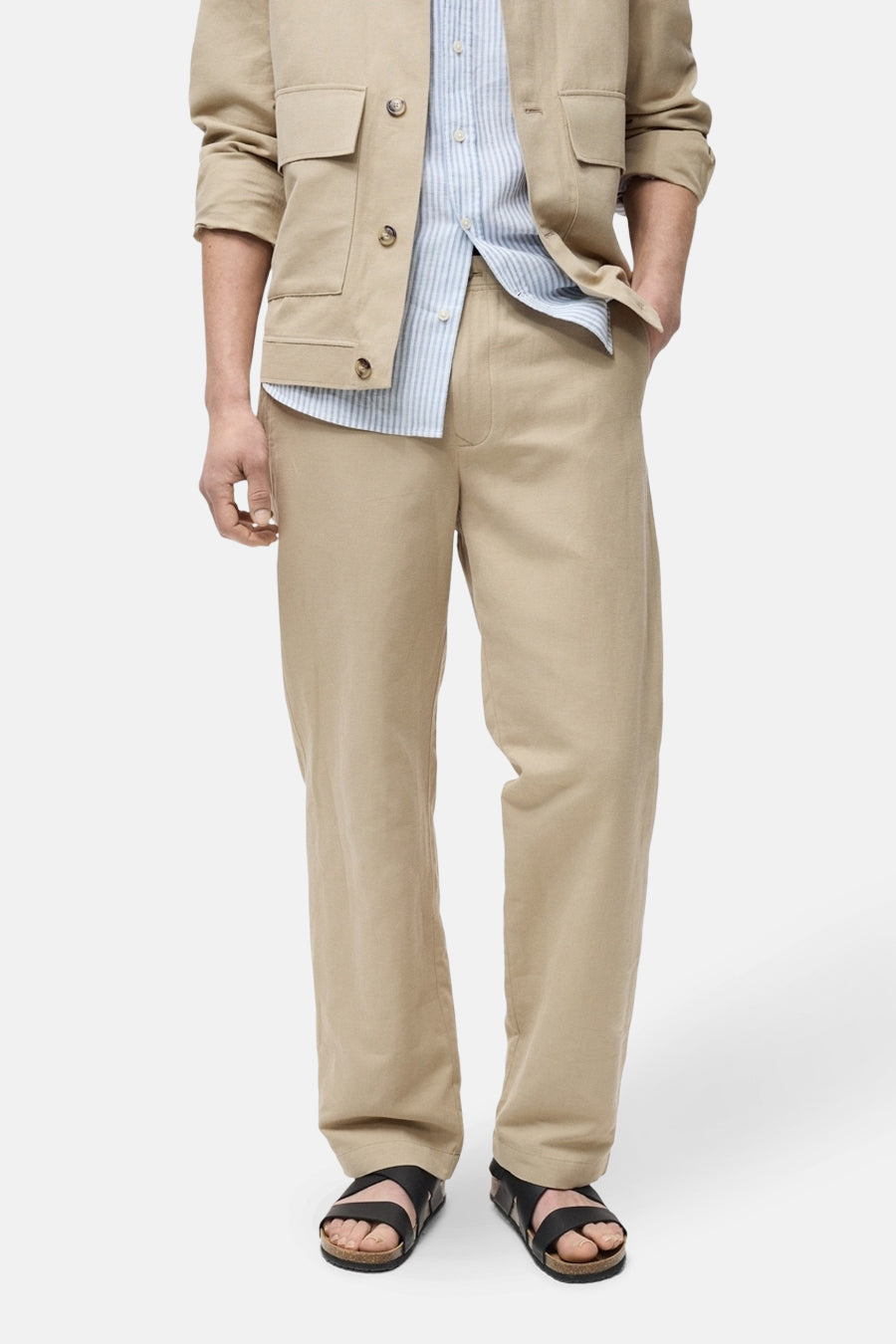 Pantalon Blanc - MANGO