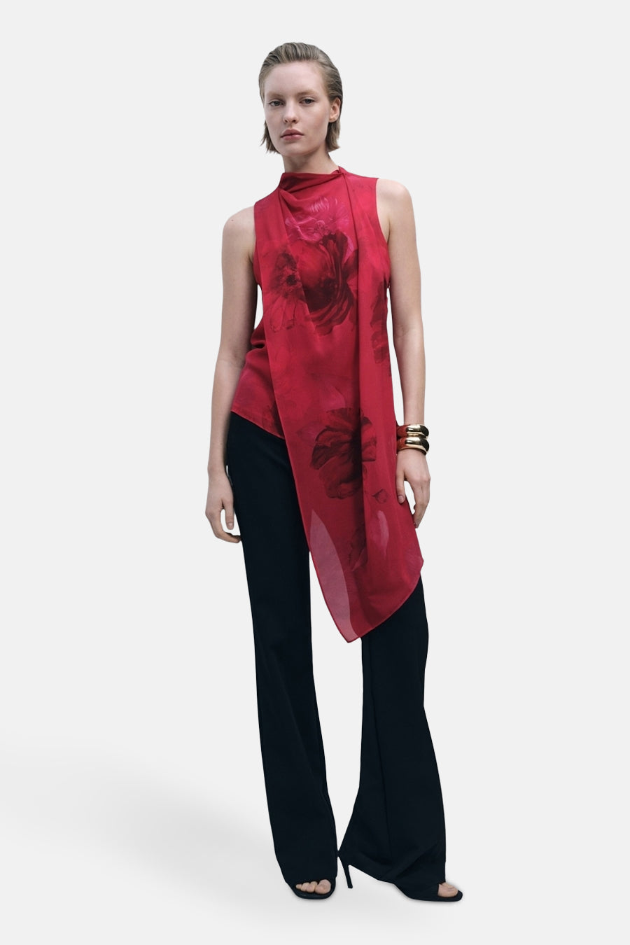 Blouse (zonder mouwen) Rouge - MANGO