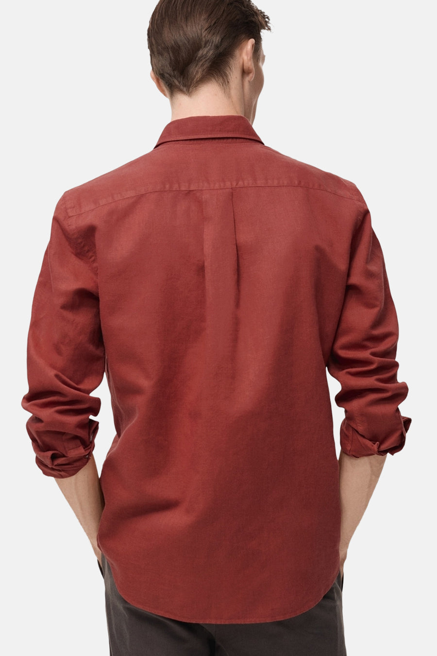 Chemise (manches longues) Rouge - MANGO