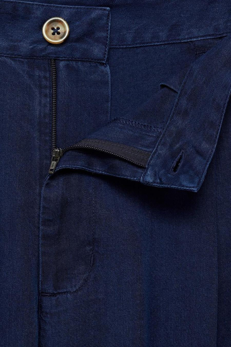 Pantalon DARK BLUE DENIM - MANGO