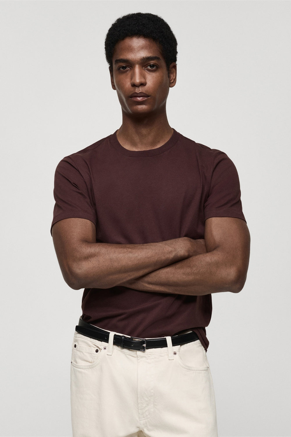 T-shirt (korte mouwen) Rouge - MANGO