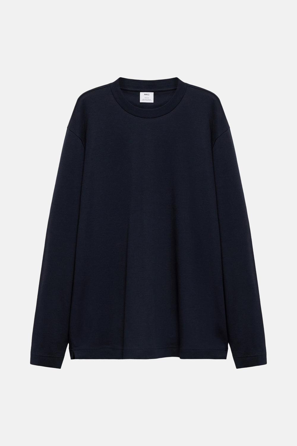T-shirt (lange mouwen) Blauw - MANGO