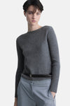 Pull col rond Noir - MANGO