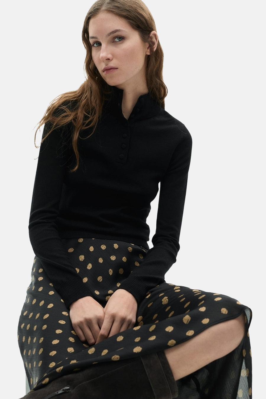 Jupe longue Multicolore - MANGO