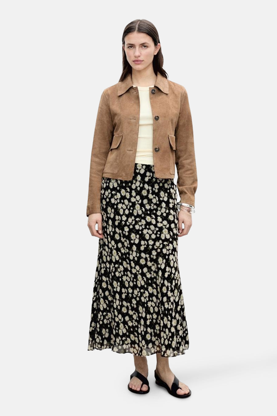 Jupe longue Multicolore - MANGO