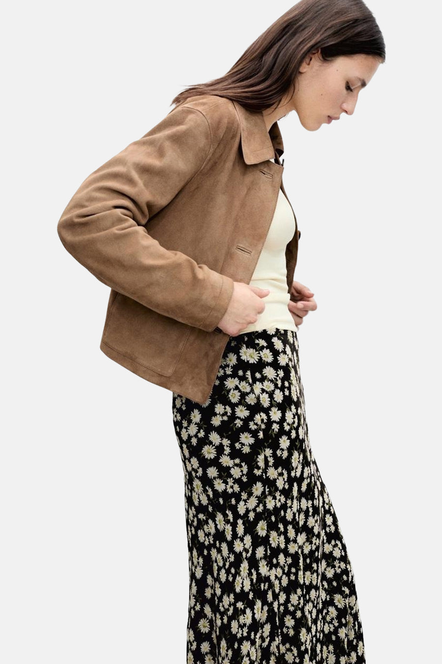 Jupe longue Multicolore - MANGO