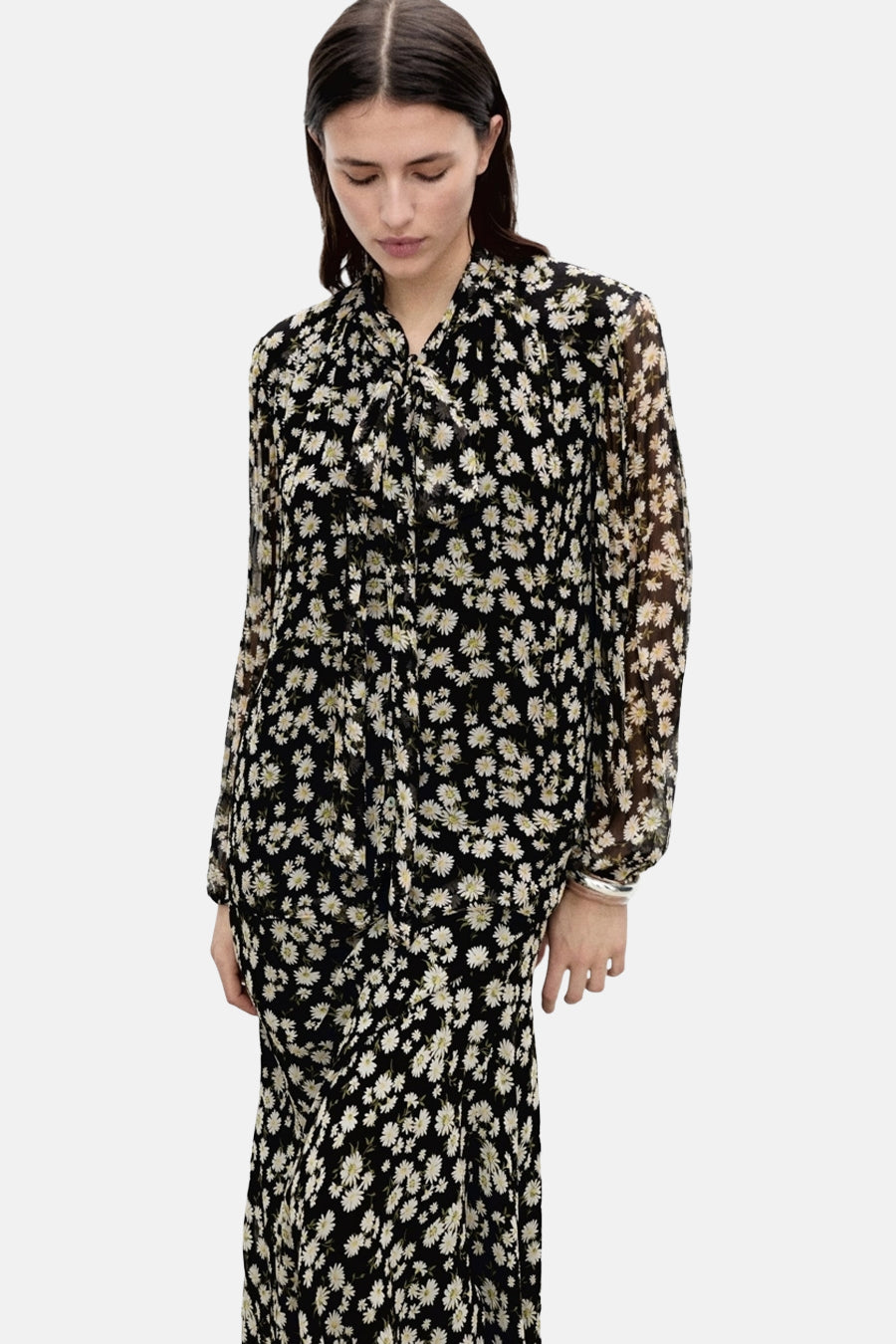 Jupe longue Multicolore - MANGO