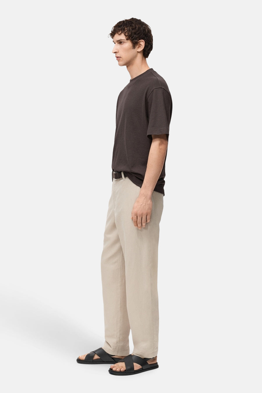 T-shirt (korte mouwen) Bruin - MANGO