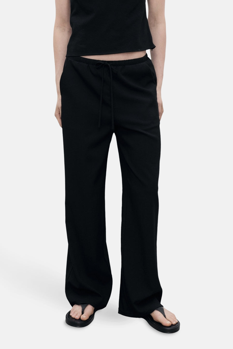 Pantalon Noir - MANGO