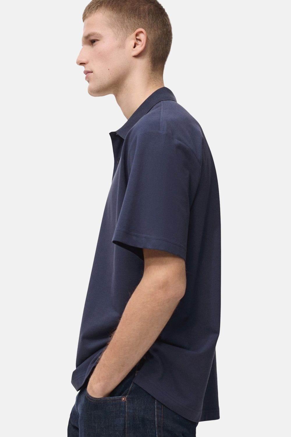Polo Blauw - MANGO