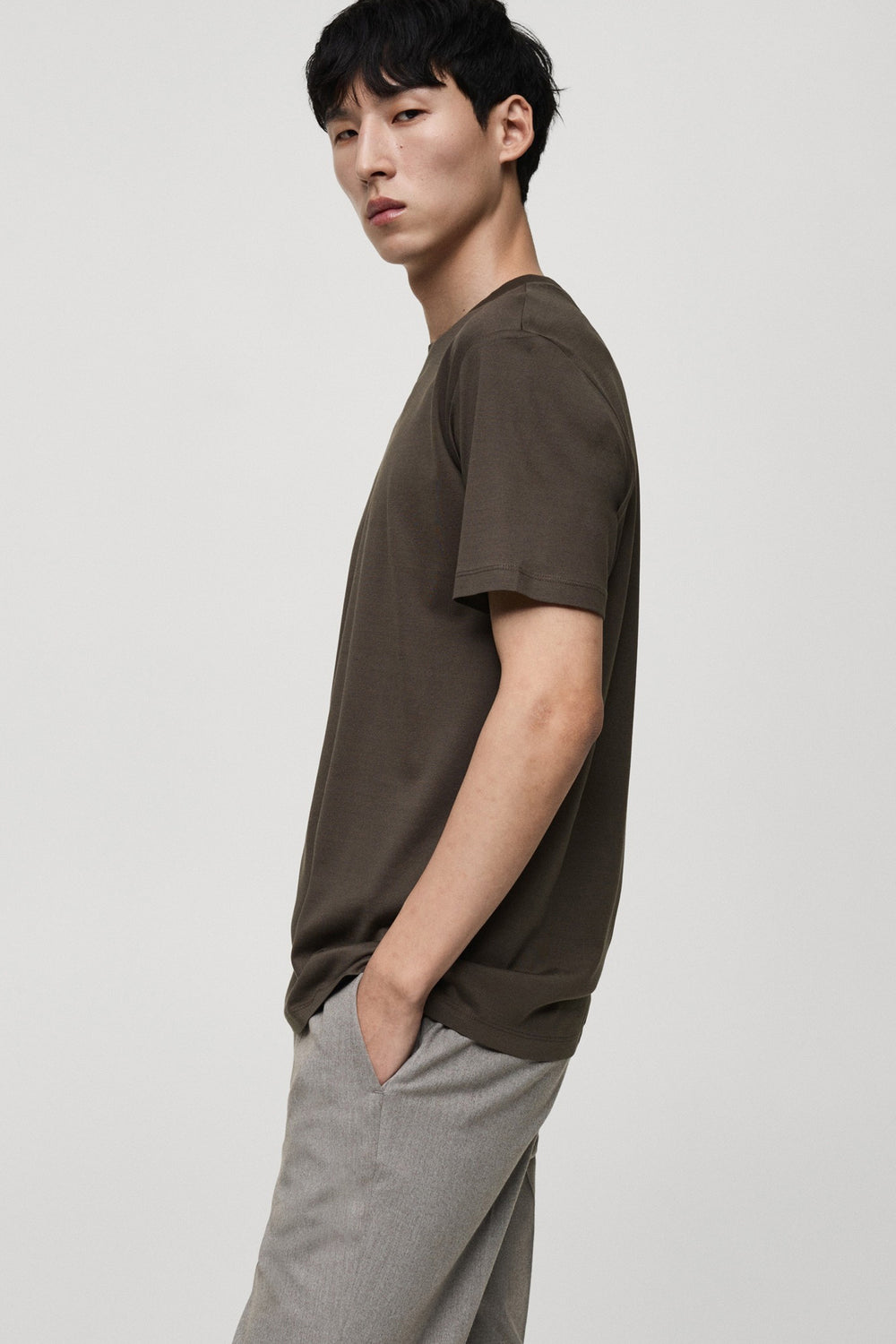 T-shirt (korte mouwen) Zwart - MANGO