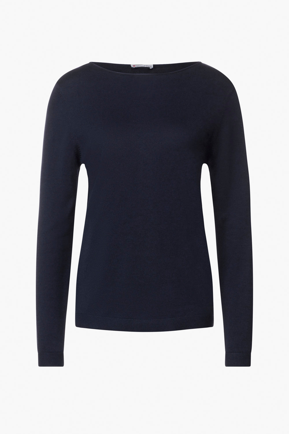 Pull col rond Bleu - STREET ONE