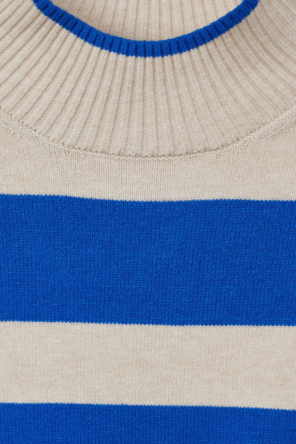 Pull col rond Bleu - STREET ONE
