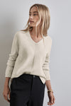 Pull col V Beige - STREET ONE