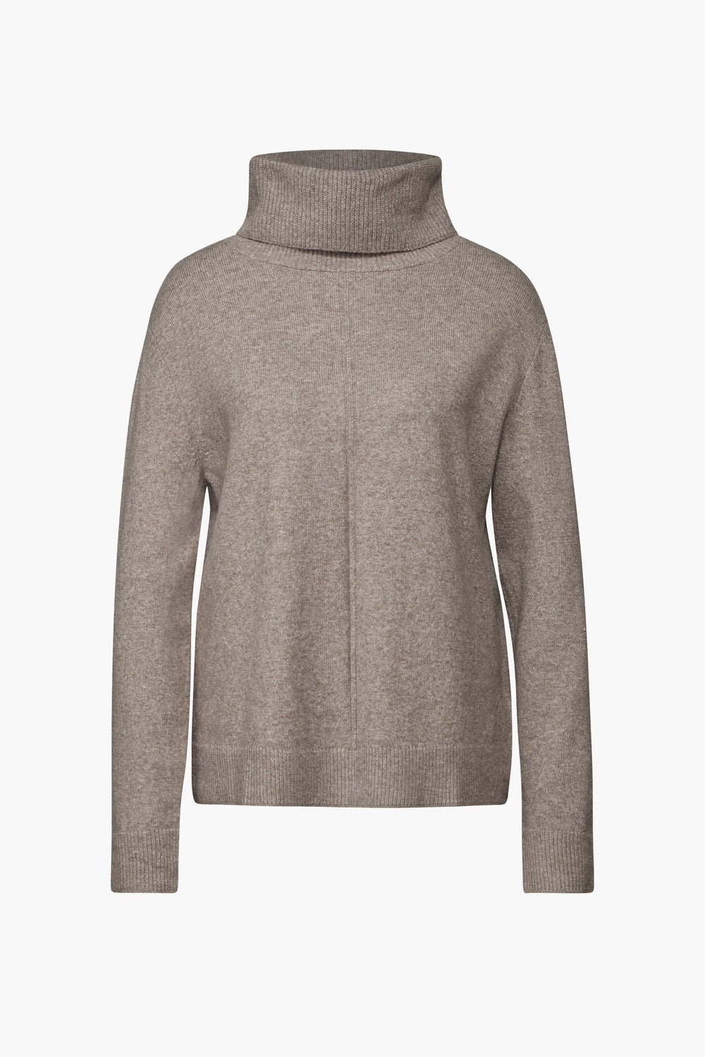 Pull col montant Beige - STREET ONE