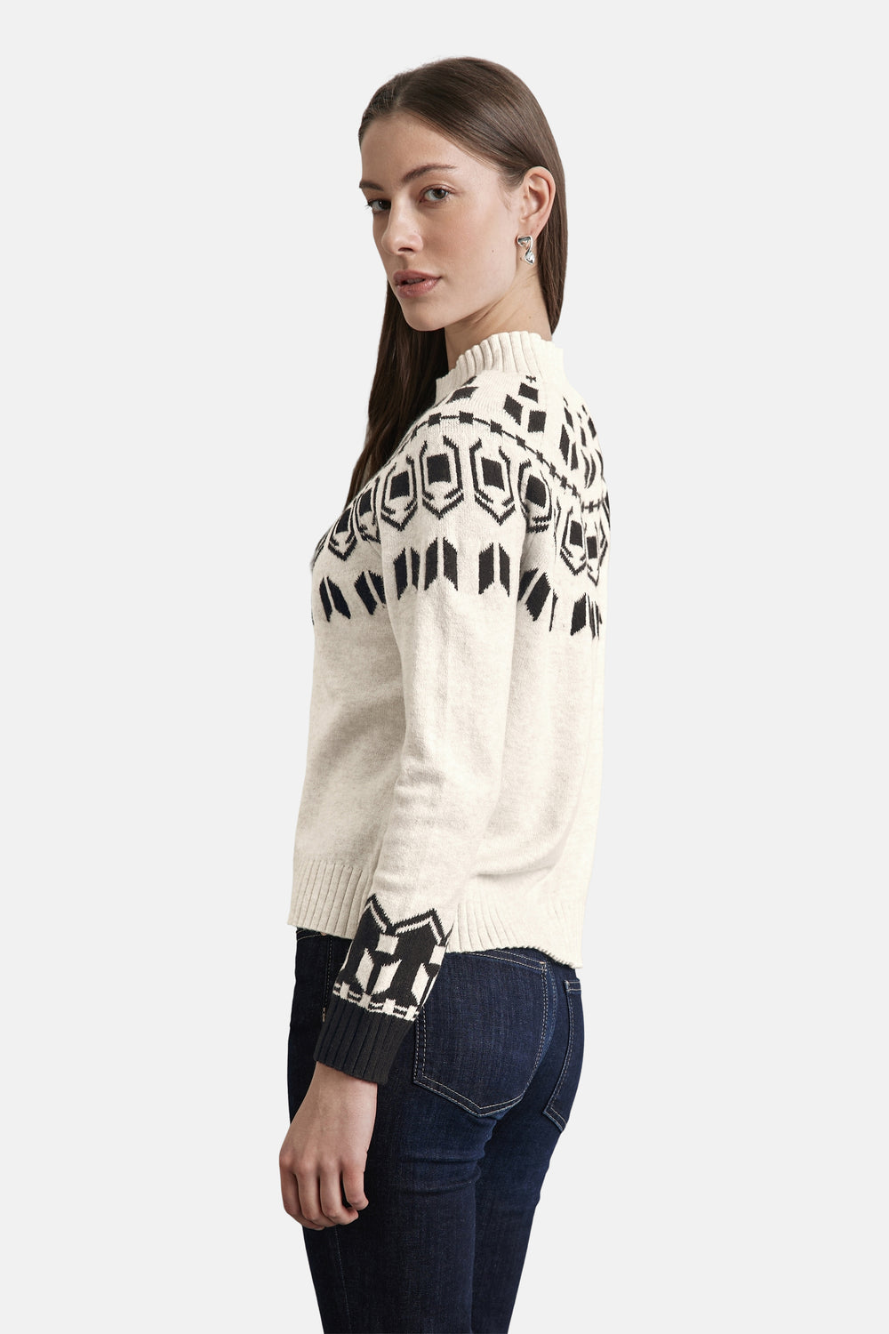 Pull col rond Écru - STREET ONE