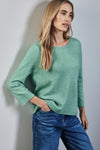 Pull col rond VERT - STREET ONE