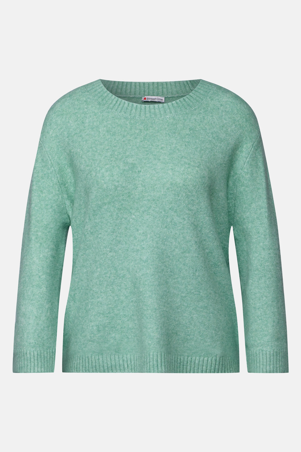 Pull col rond VERT - STREET ONE