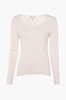 Trui met ronde hals Beige - STREET ONE