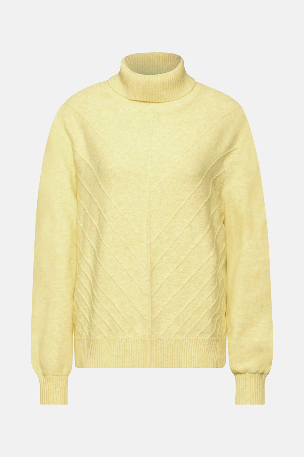 Pull col rond Jaune - STREET ONE