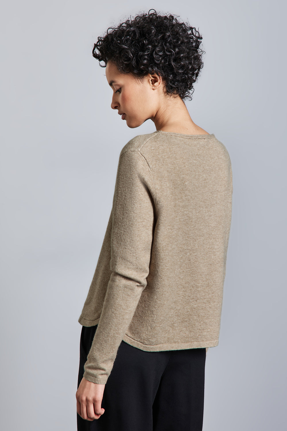 Pull col rond Beige - STREET ONE