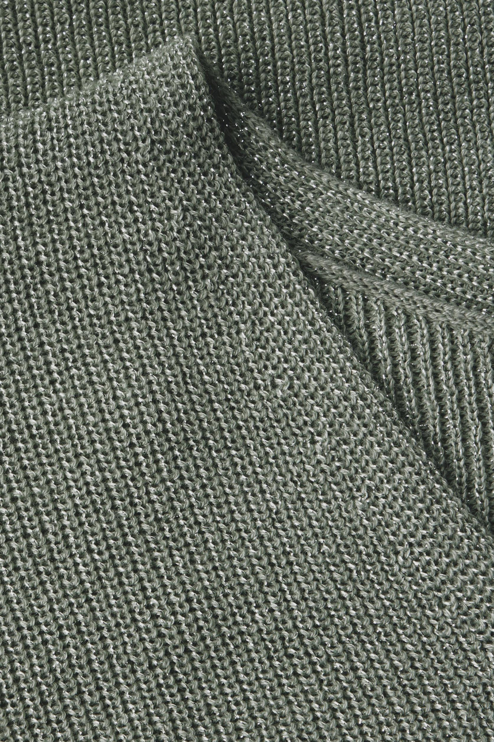 Trui met V-hals Groen - STREET ONE