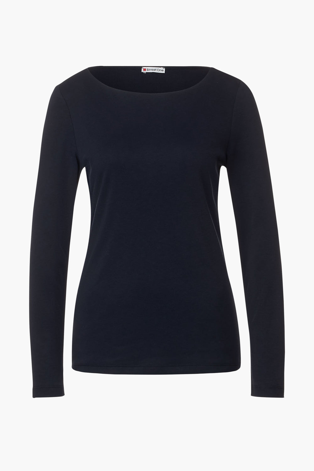 Top uni manches longues Bleu - STREET ONE